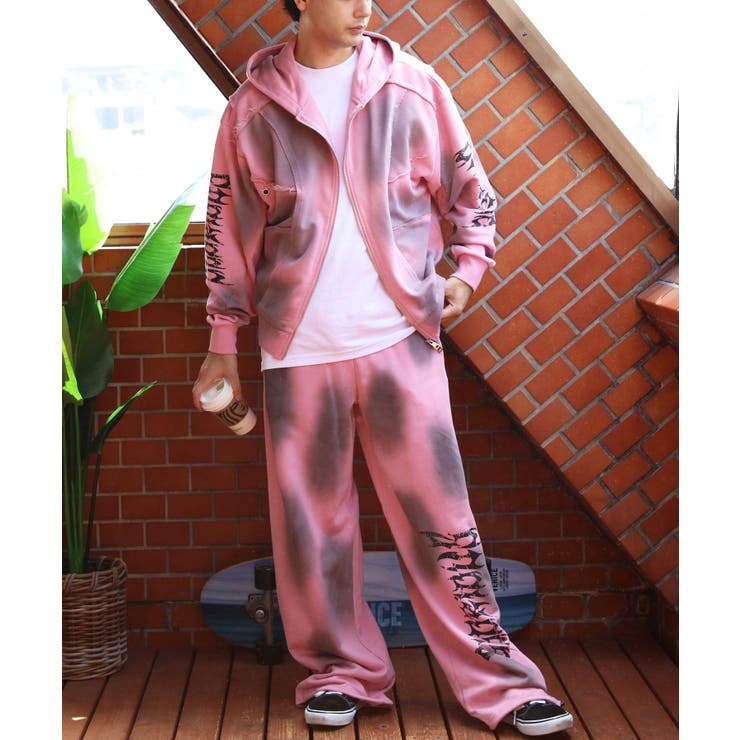 スプレー加工 スウェットパンツ メンズ セットアップ | 8（eight）  | 詳細画像30 