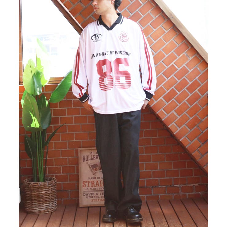 デザインゲームTシャツ メンズ ロンT サッカーユニフォーム  | 8（eight）  | 詳細画像12 