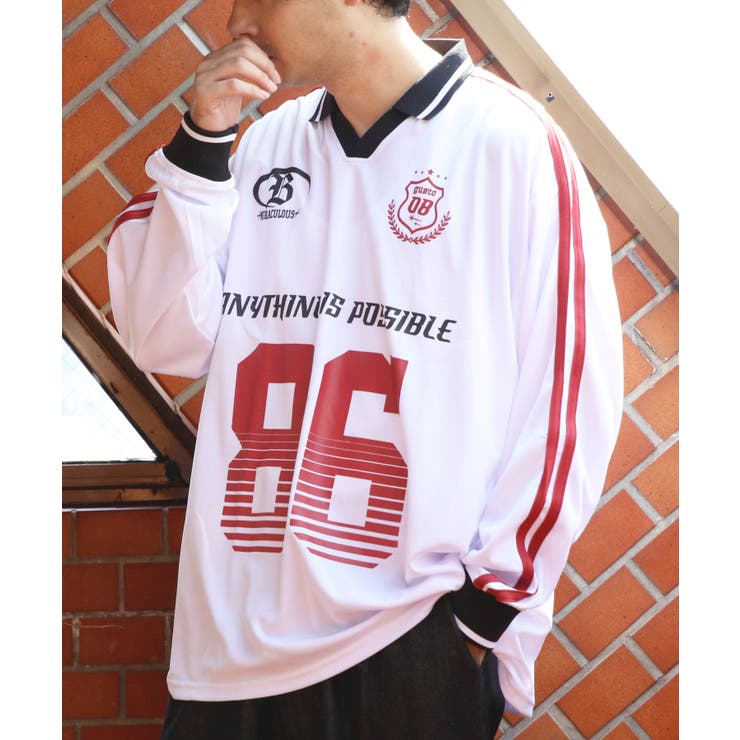 デザインゲームTシャツ メンズ ロンT サッカーユニフォーム  | 8（eight）  | 詳細画像5 