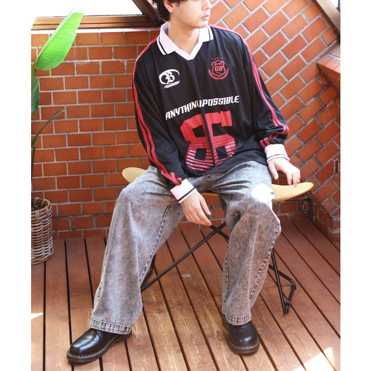 デザインゲームTシャツ メンズ ロンT サッカーユニフォーム  | 8（eight）  | 詳細画像22 