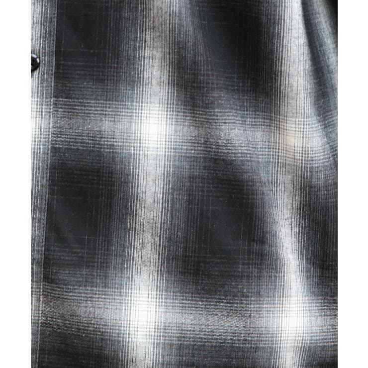 オンブレチェックシャツ メンズ シャツ 長袖 アメカジ ストリート  | 8（eight）  | 詳細画像53 