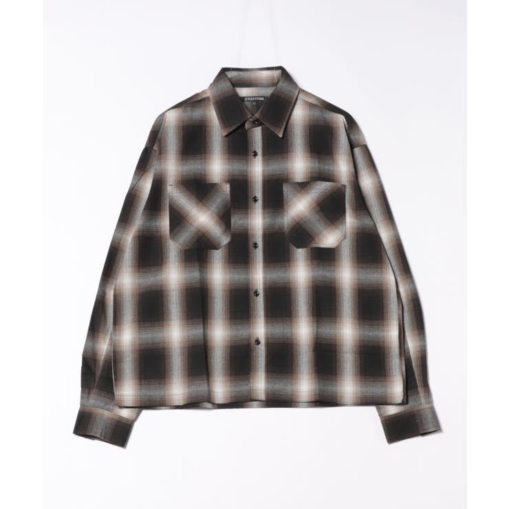 オンブレチェックシャツ メンズ シャツ 長袖 アメカジ ストリート  | 8（eight）  | 詳細画像60 