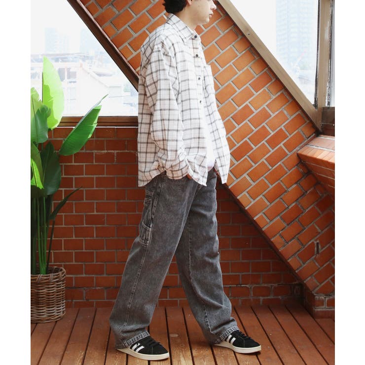 チェックネルシャツ メンズ  シャツ ストリート アメカジ | 8（eight）  | 詳細画像8 