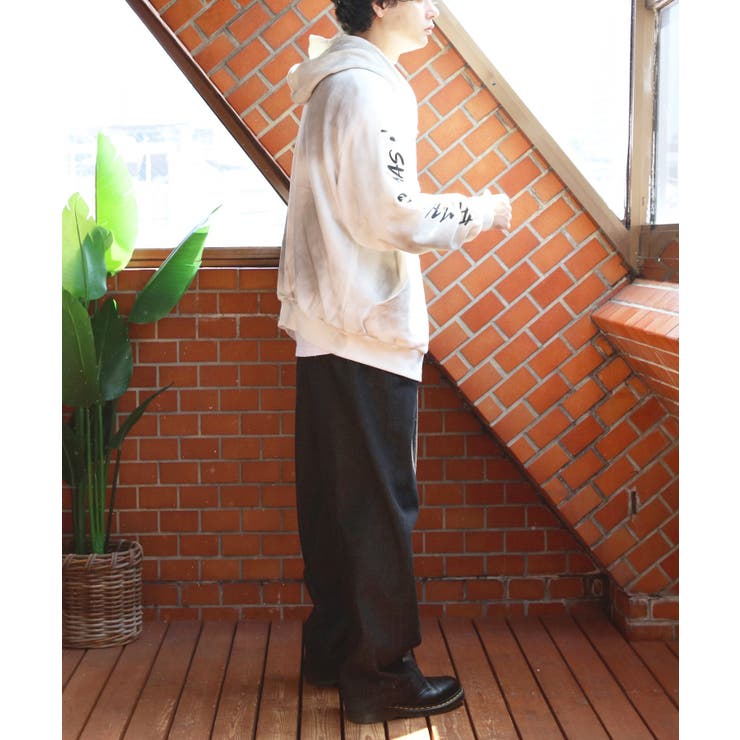 グランジ加工ZIPプルパーカー メンズ パーカー ダブルジップ  | 8（eight）  | 詳細画像13 