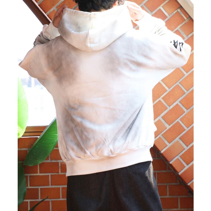 グランジ加工ZIPプルパーカー メンズ パーカー ダブルジップ  | 8（eight）  | 詳細画像6 