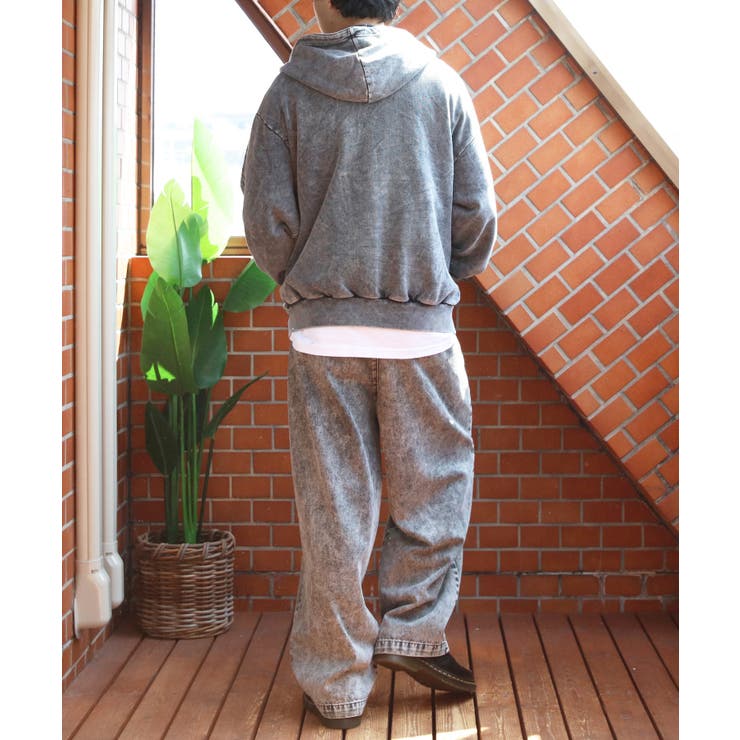 グランジ加工ZIPプルパーカー メンズ パーカー ダブルジップ  | 8（eight）  | 詳細画像27 