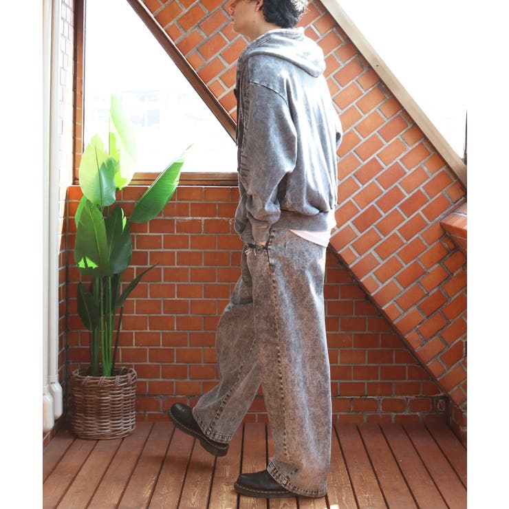 グランジ加工ZIPプルパーカー メンズ パーカー ダブルジップ  | 8（eight）  | 詳細画像21 