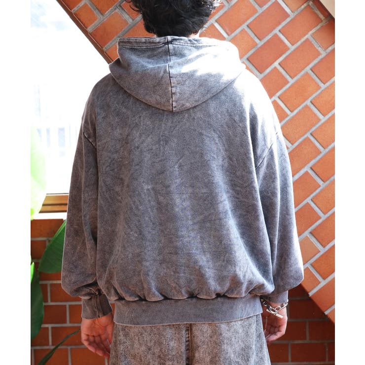 グランジ加工ZIPプルパーカー メンズ パーカー ダブルジップ  | 8（eight）  | 詳細画像41 