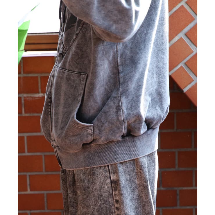 グランジ加工ZIPプルパーカー メンズ パーカー ダブルジップ  | 8（eight）  | 詳細画像43 