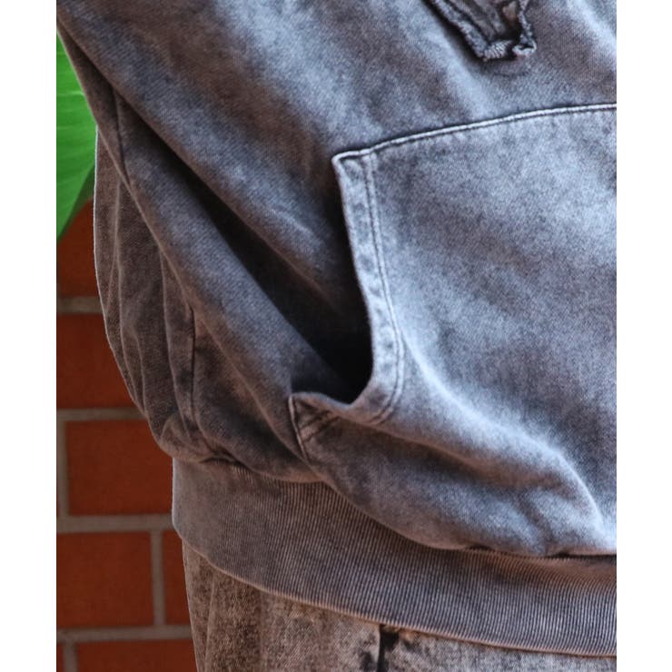 グランジ加工ZIPプルパーカー メンズ パーカー ダブルジップ  | 8（eight）  | 詳細画像52 