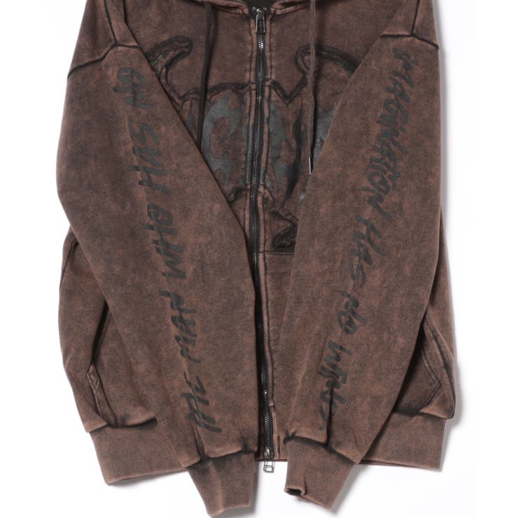 グランジ加工ZIPプルパーカー メンズ パーカー ダブルジップ  | 8（eight）  | 詳細画像58 