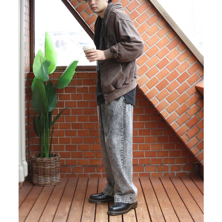 グランジ加工ZIPプルパーカー メンズ パーカー ダブルジップ  | 8（eight）  | 詳細画像34 