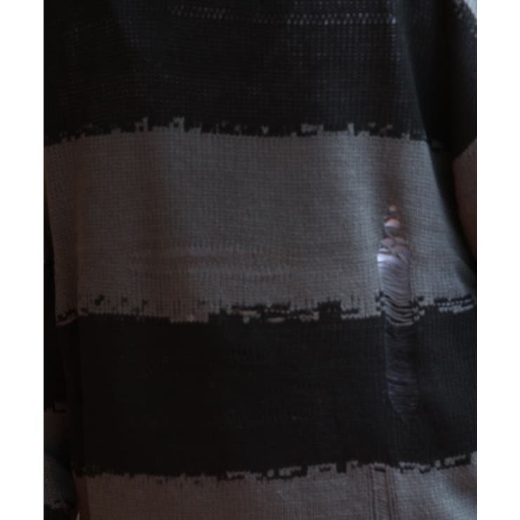 ボーダーニットセーター メンズ ニットセーター クルーネック | 8（eight）  | 詳細画像49 