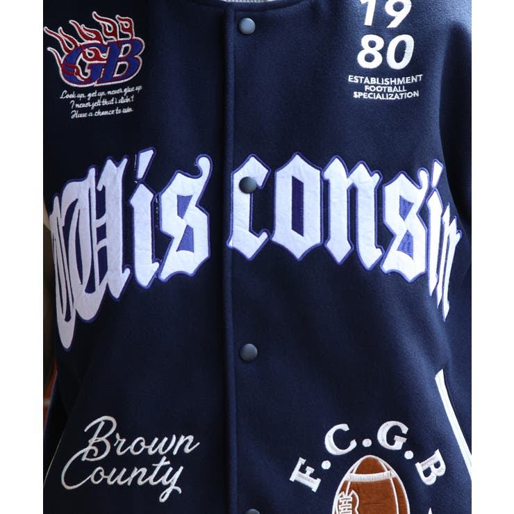 スタジャン メンズ レディース ワッペン 刺繍 アウター アメカジ | 8（eight）  | 詳細画像55 