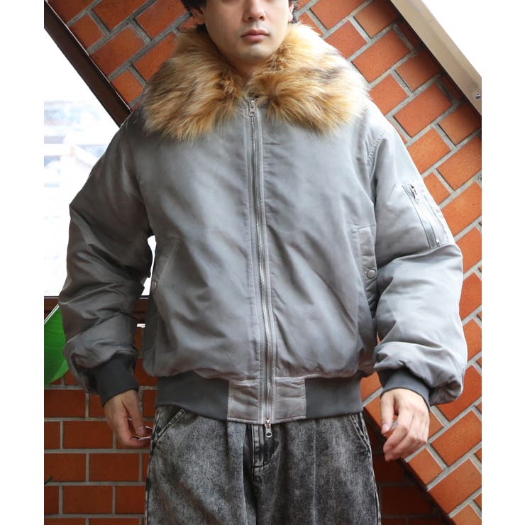 ヴィンテージ加工 フライトジャケット ファー脱着  N-2B ブルゾン | 8（eight）  | 詳細画像17 