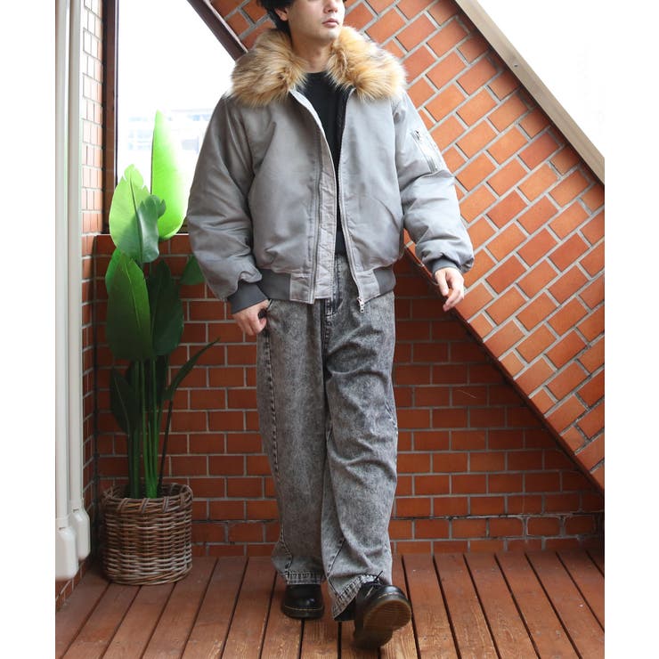 ヴィンテージ加工 フライトジャケット ファー脱着  N-2B ブルゾン | 8（eight）  | 詳細画像26 