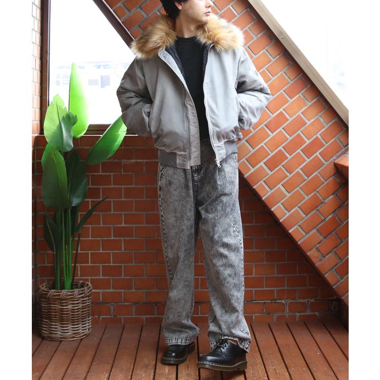 ヴィンテージ加工 フライトジャケット ファー脱着  N-2B ブルゾン | 8（eight）  | 詳細画像27 