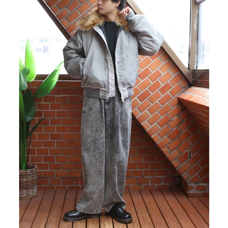 ヴィンテージ加工 フライトジャケット ファー脱着  N-2B ブルゾン | 8（eight）  | 詳細画像28 