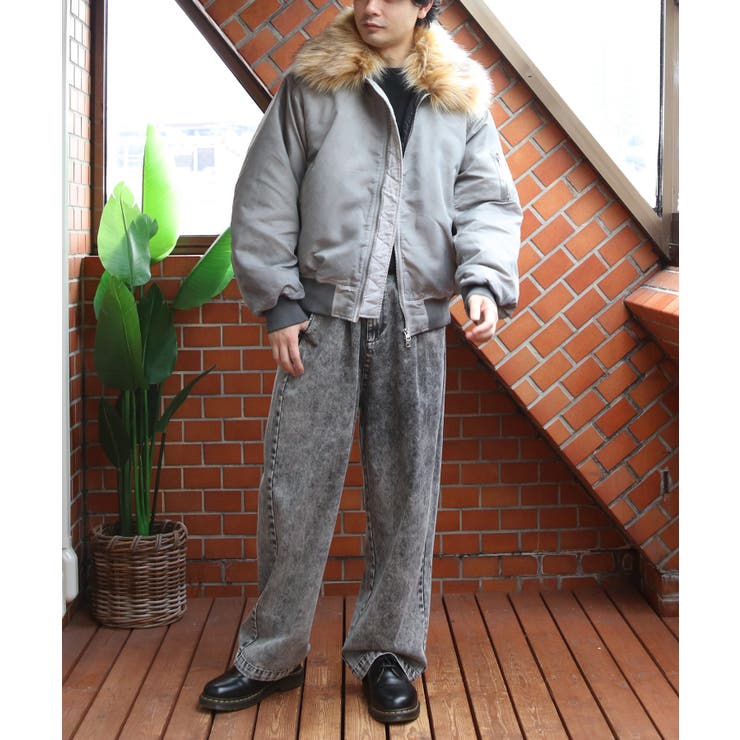 ヴィンテージ加工 フライトジャケット ファー脱着  N-2B ブルゾン | 8（eight）  | 詳細画像25 