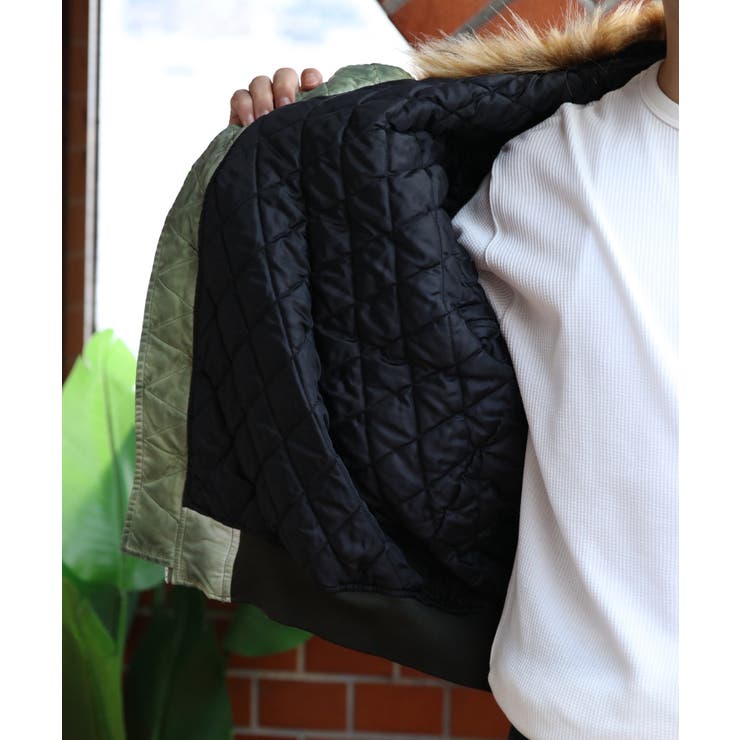 ヴィンテージ加工 フライトジャケット ファー脱着  N-2B ブルゾン | 8（eight）  | 詳細画像61 