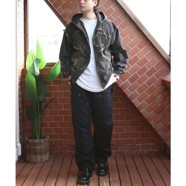 トライバルフリンジデニムZIPパーカー メンズ ブルゾン アウター  | 8（eight）  | 詳細画像8 