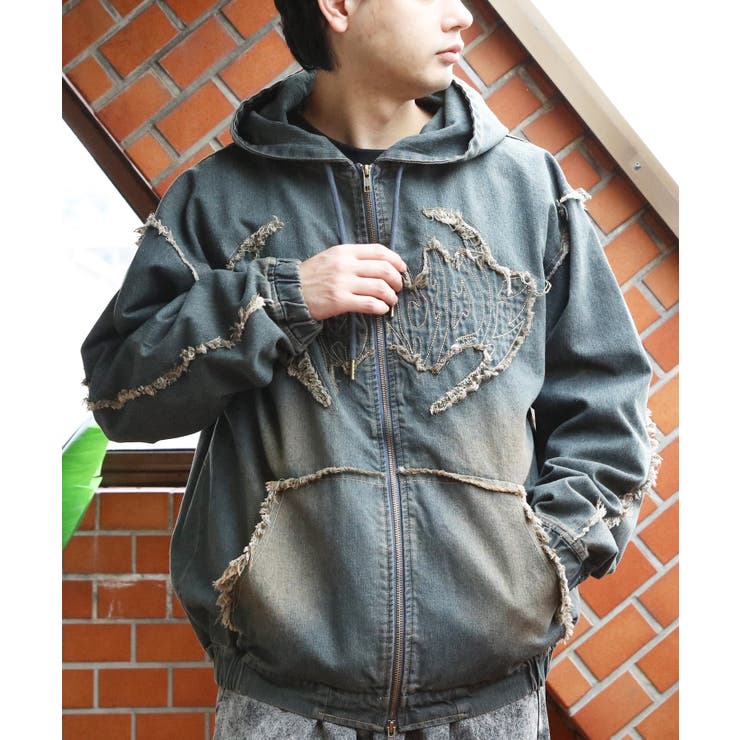 トライバルフリンジデニムZIPパーカー メンズ ブルゾン アウター  | 8（eight）  | 詳細画像13 