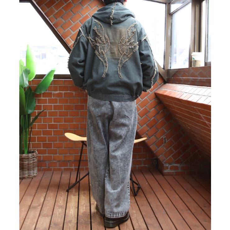 トライバルフリンジデニムZIPパーカー メンズ ブルゾン アウター  | 8（eight）  | 詳細画像24 