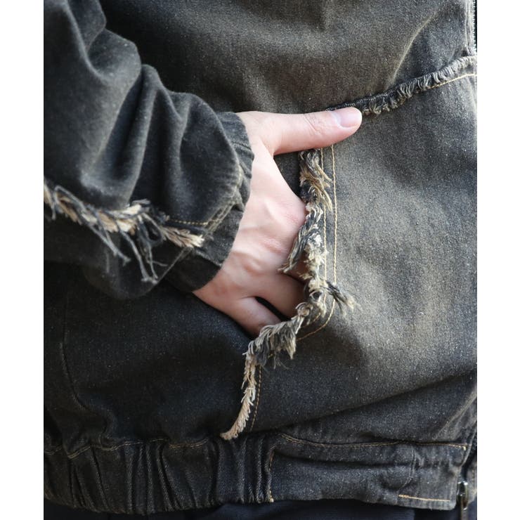 トライバルフリンジデニムZIPパーカー メンズ ブルゾン アウター  | 8（eight）  | 詳細画像36 