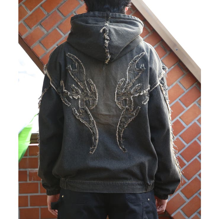 トライバルフリンジデニムZIPパーカー メンズ ブルゾン アウター  | 8（eight）  | 詳細画像26 