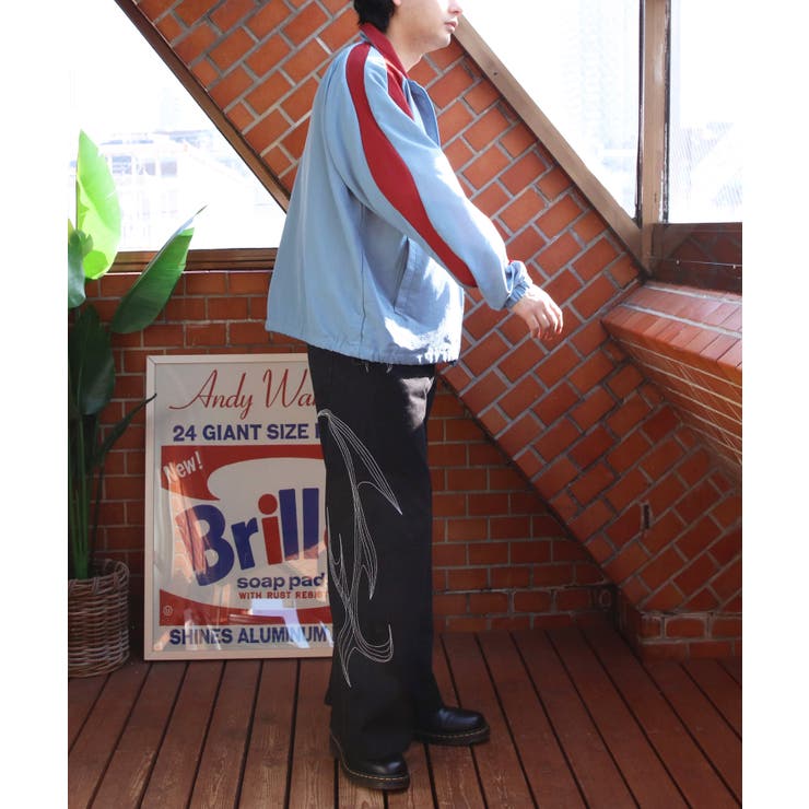 ウェーブ切替 ナイロンブルゾン メンズ ブルゾン ドローコード | 8（eight）  | 詳細画像17 