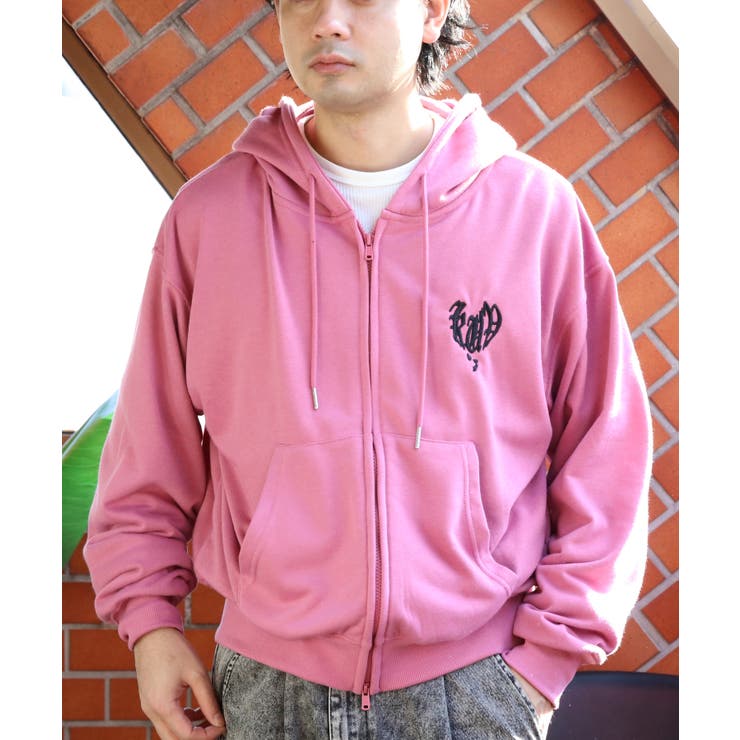 ハートロゴワッペンZIPパーカー メンズ パーカー ロゴ 刺繍  | 8（eight）  | 詳細画像14 