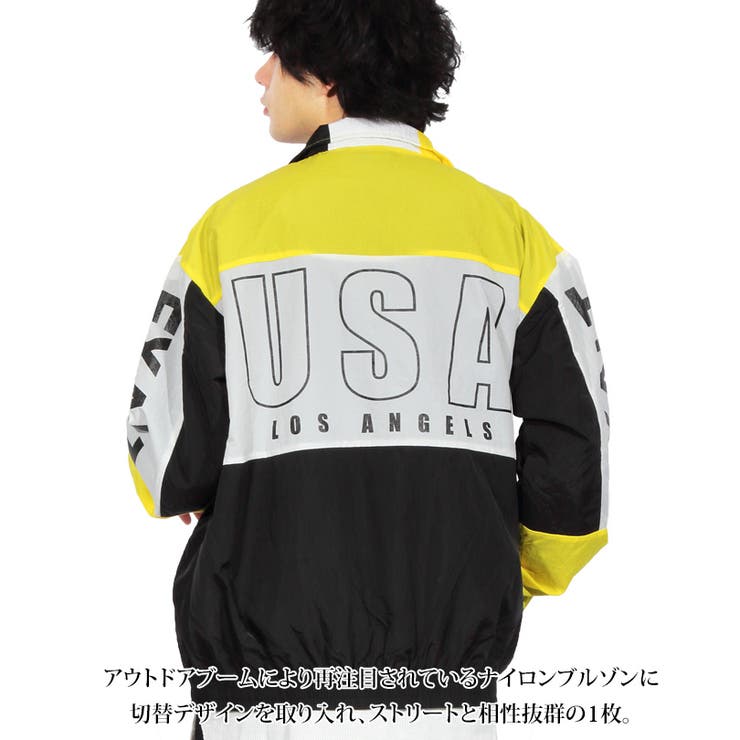 切替ブルゾン メンズ ジャケット全3色[品番：EH000004813]｜8（eight