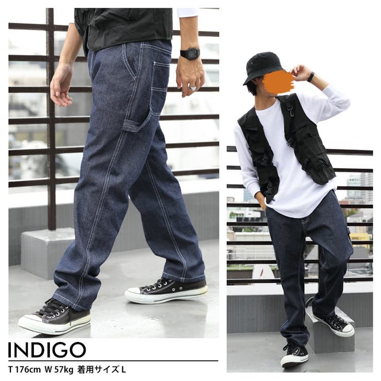 GANRYU (ガンリュウ) 13SS デニムペインターサルエルパンツ