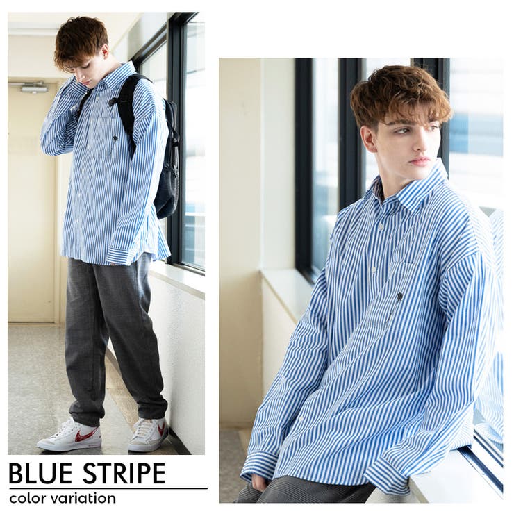 シャツ メンズ 長袖シャツ[品番：EH000005471]｜8（eight