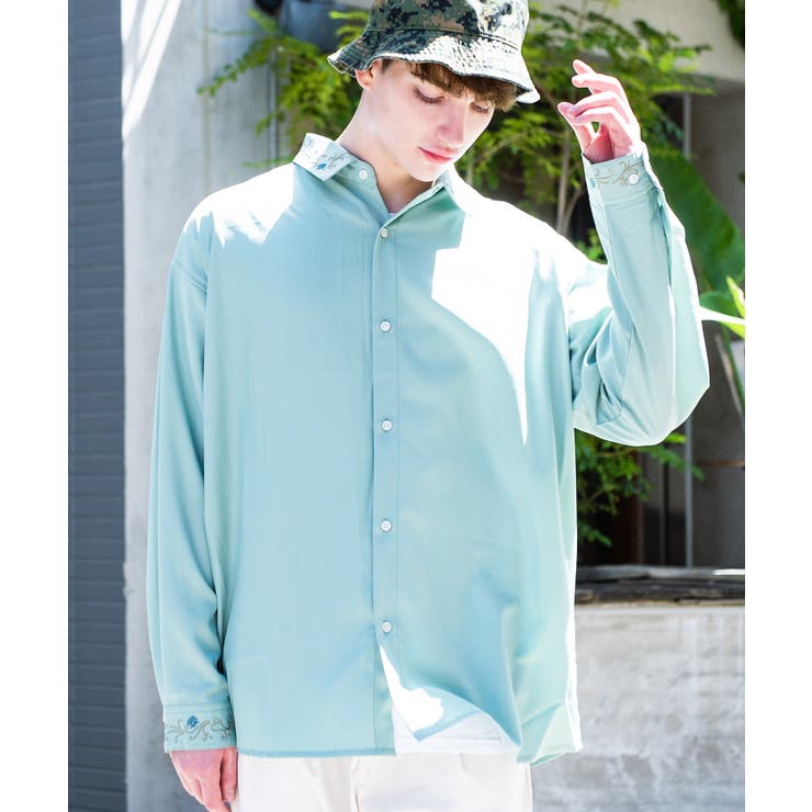 刺繍入りシャツ メンズ 長袖シャツ 品番 Eh 8 Eight エイト のメンズ ファッション通販 Shoplist ショップリスト