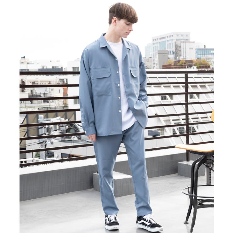 ストレッチセットアップ メンズ シャツ[品番：EH000005741]｜8