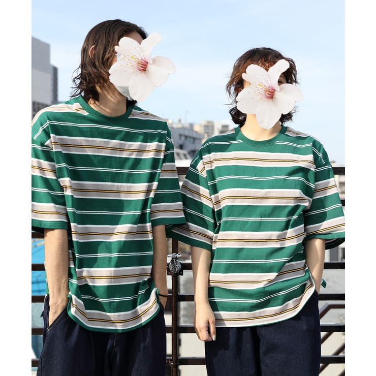 ボーダーTシャツ メンズ コットン[品番：EH000005772]｜8（eight
