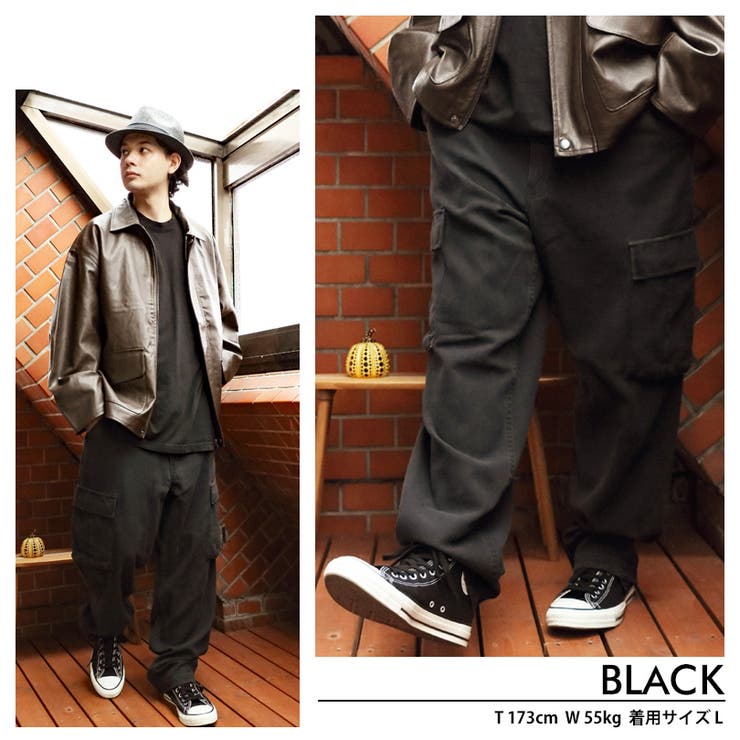 ツイルカーゴパンツ メンズ ワイドパンツ | 8（eight）  | 詳細画像4 