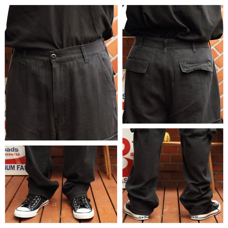 ツイルカーゴパンツ メンズ ワイドパンツ | 8（eight）  | 詳細画像7 