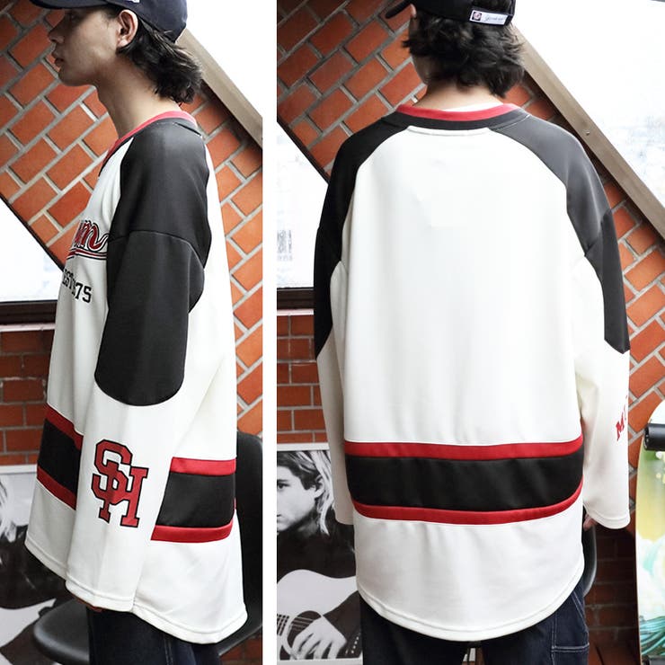 ホッケーシャツ ビッグロンT メンズ[品番：EH000005860]｜8（eight