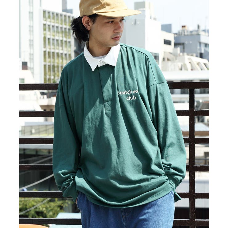 ラガーシャツ メンズ 長袖[品番：EH000005872]｜8（eight） （エイト