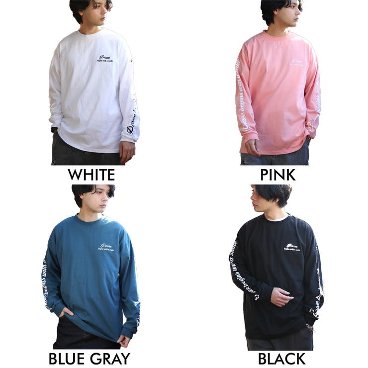 袖ロゴロングTシャツ ロンT メンズ[品番：EH000005910]｜8