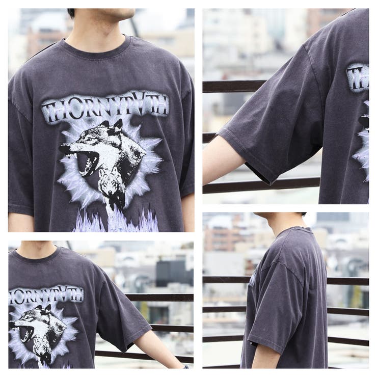 グラフィックTシャツ メンズ 半袖Tシャツ[品番：EH000006001]｜8
