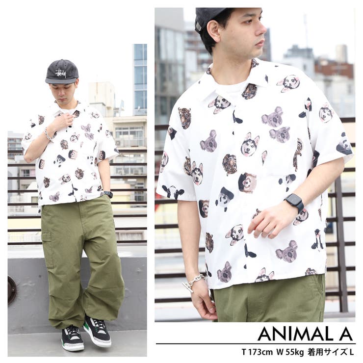 総柄シャツ メンズ 開襟 | 8（eight）  | 詳細画像4 