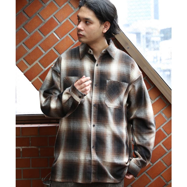 チェックシャツ ネルシャツ メンズ[品番：EH000006027]｜8