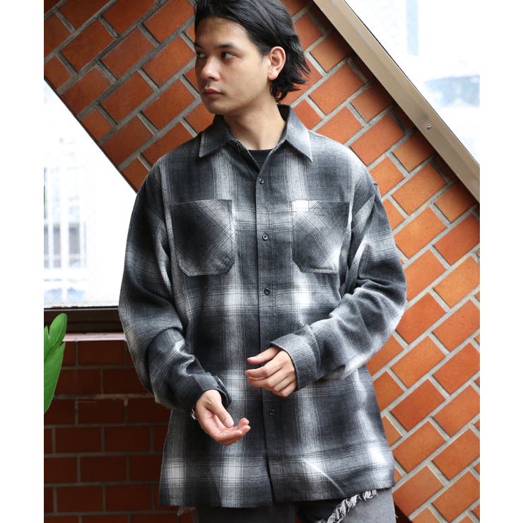 チェックシャツ ネルシャツ メンズ[品番：EH000006027]｜8