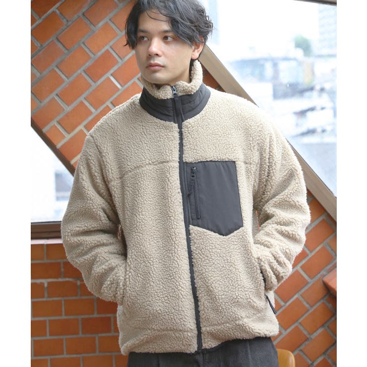 marka ウールボアブルゾン （ボア ブルゾン メンズ[品番：EH000006066 