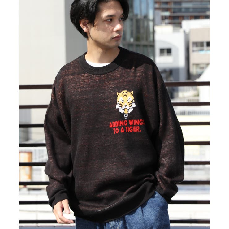 グラフィックニット メンズ ニットセーター[品番：EH000006062]｜8