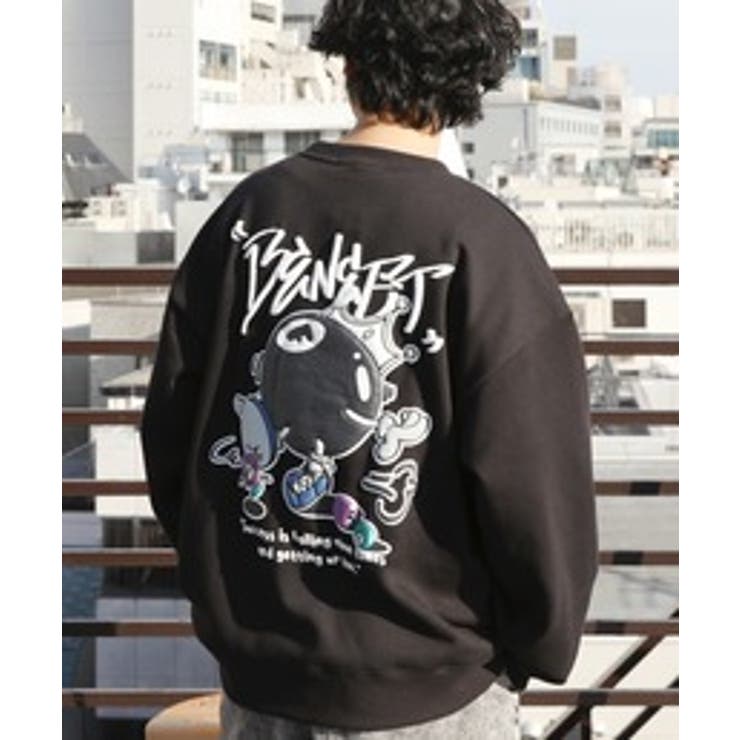 グラフィックスウェット メンズ トレーナー 裏起毛 [品番：EH000006134