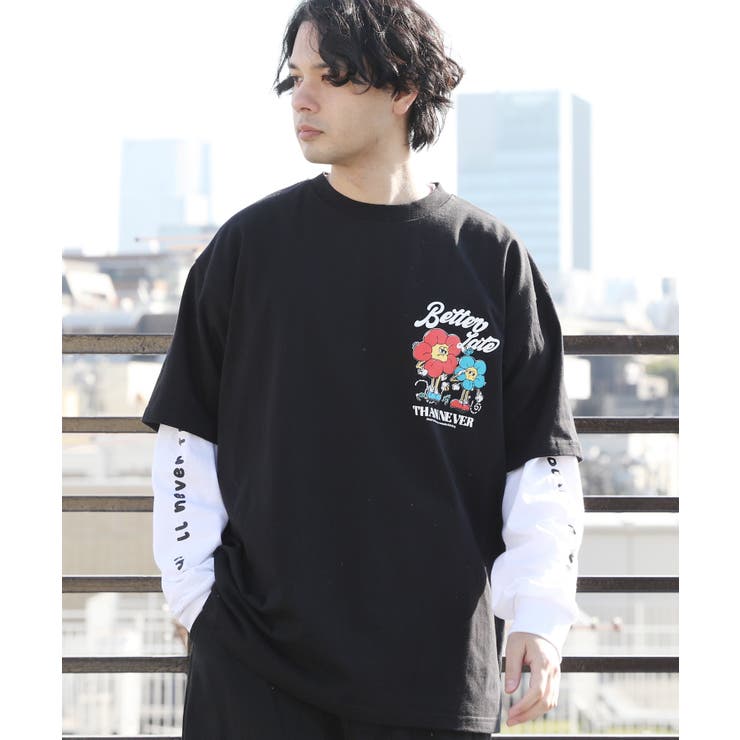 メンズ ロンT カットソー バニーガール グラフィック x2848 42140294222_D_3.jpg